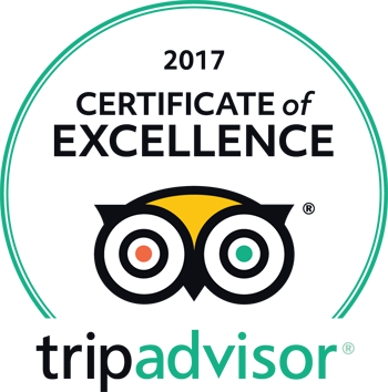 Trip Advisor Certificate of Excellence 2017